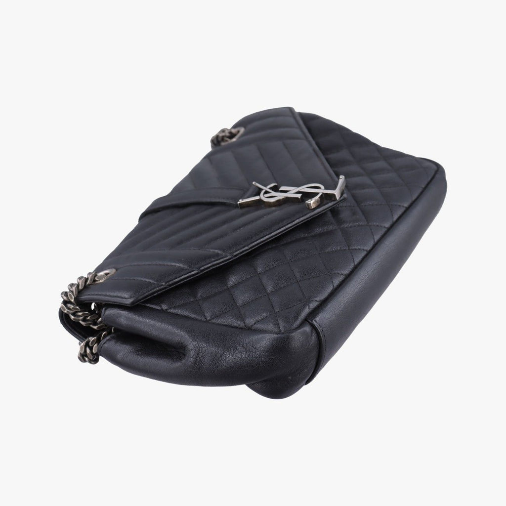 Saint Laurent Envelope Black Leather Shoulder — view 5