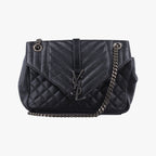 Saint Laurent Envelope Black Leather Shoulder