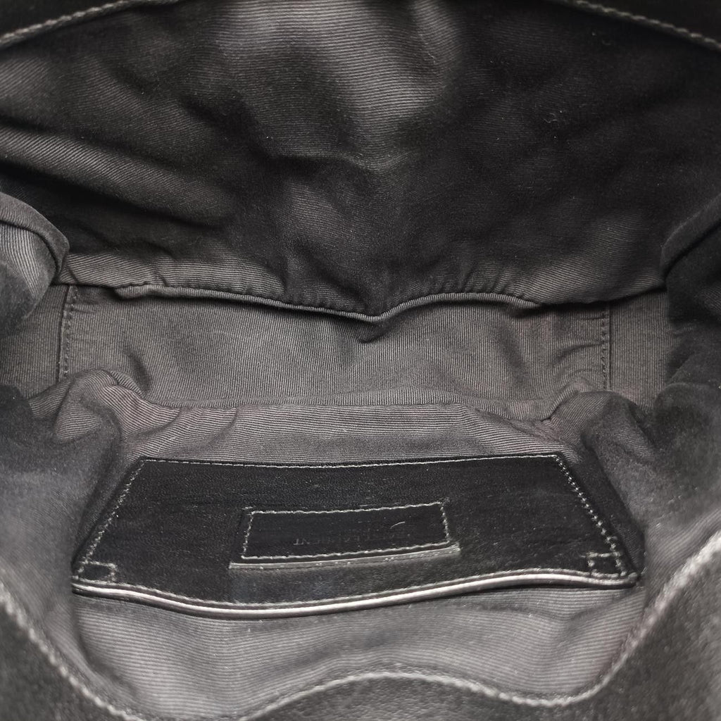 Saint Laurent Envelope Black Leather Shoulder — view 9