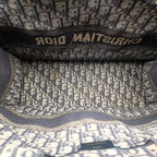 Dior Book Tote Navy Jacquard — view 9