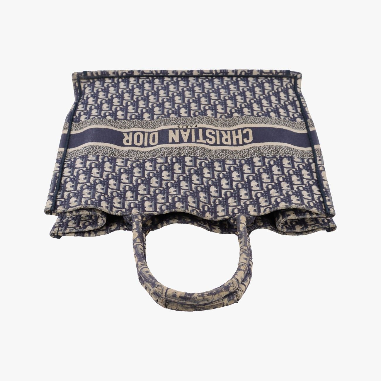 Dior Book Tote Navy Jacquard — view 8