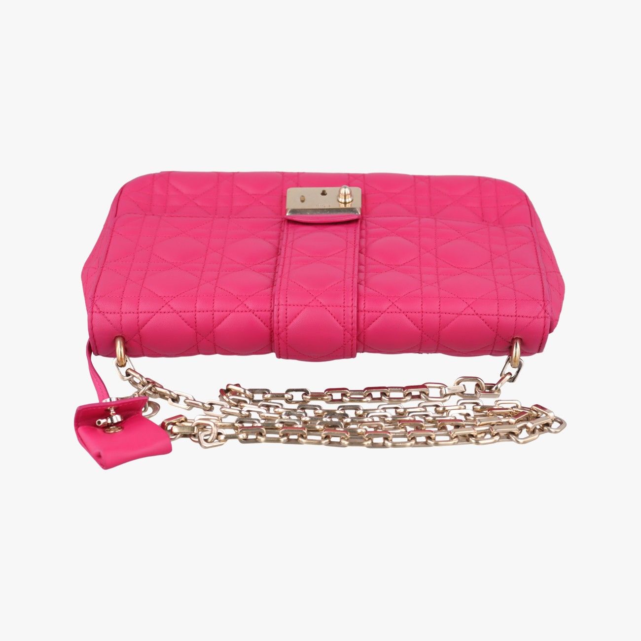 Dior Miss Cannage New Rock Pink Lambskin Shoulder — view 8