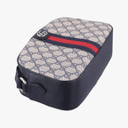 Gucci Ophidia Beige Black Multicolor Canvas Leather Shoulder — view 5