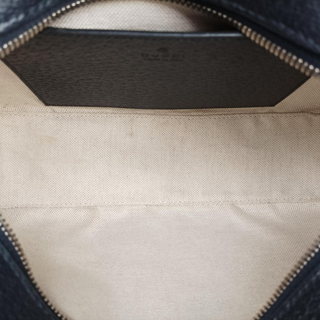 Gucci Ophidia Beige Black Multicolor Canvas Leather Shoulder — view 9