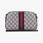 Gucci Ophidia Beige Black Multicolor Canvas Leather Shoulder — view 2
