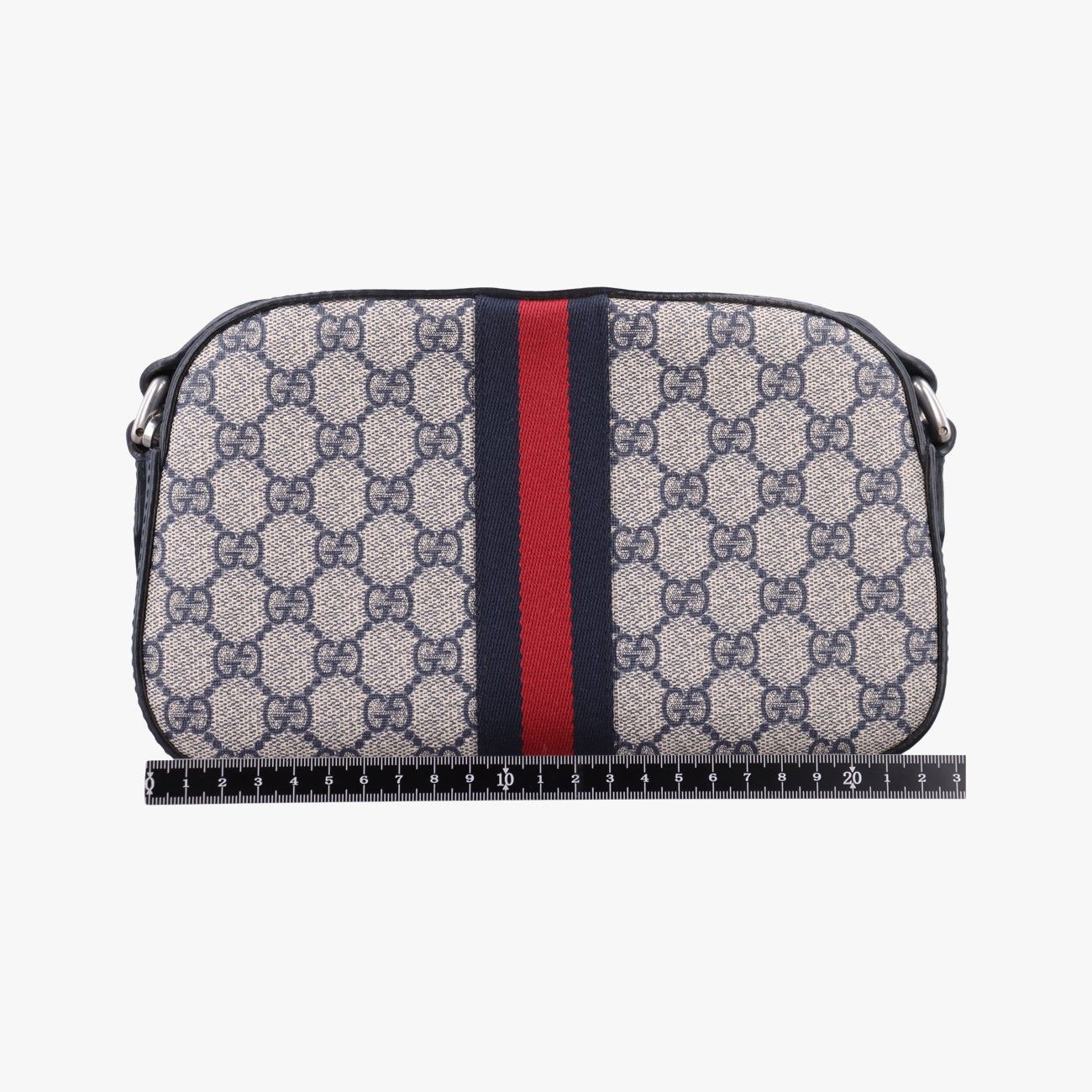 Gucci Ophidia Beige Black Multicolor Canvas Leather Shoulder — view 2