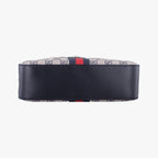 Gucci Ophidia Beige Black Multicolor Canvas Leather Shoulder — view 3