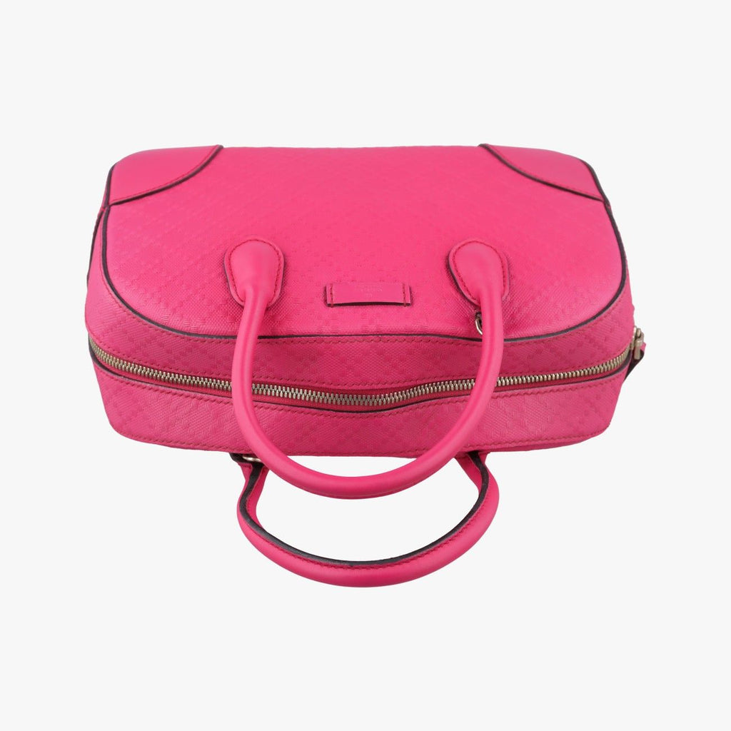 Gucci Bright Diamante Rose Red Leather Shoulder — view 8