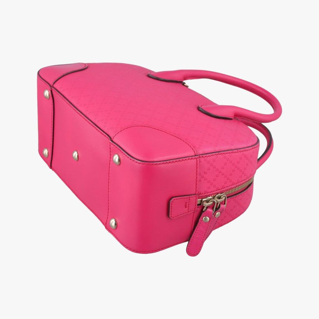 Gucci Bright Diamante Rose Red Leather Shoulder — view 6