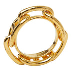 Hermes Chaine D'ancre Lucade Legato Scarf Ring Gold Plated — view 5