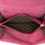 Gucci GG Supreme Dionysus Chain Shoulder Bag Beige Pink Suede — view 6