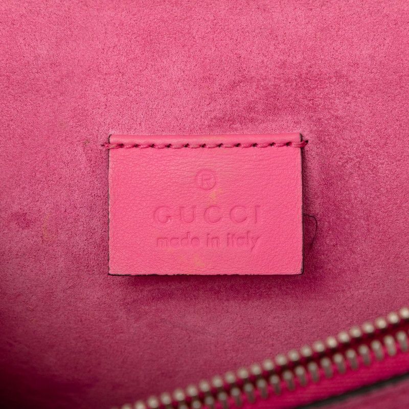 Gucci GG Supreme Dionysus Chain Shoulder Bag Beige Pink Suede — view 7