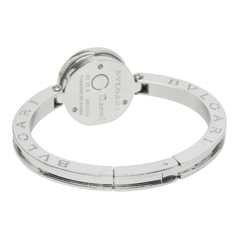Bvlgari B-zero One Watch Bangle Black Silver Stainless Steel — view 5