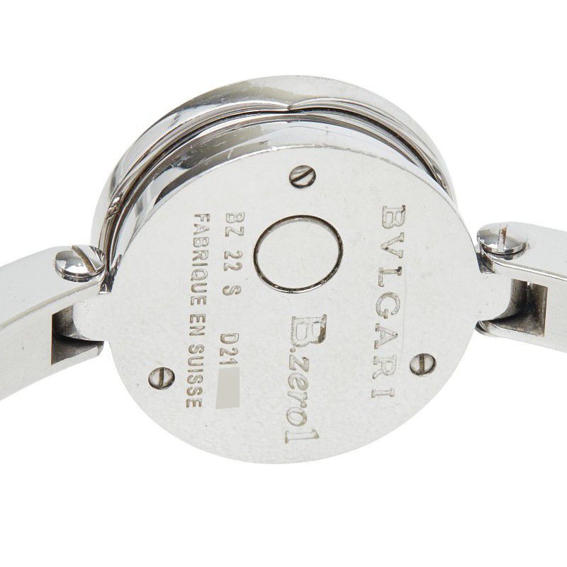 Bvlgari B-zero One Watch Bangle Black Silver Stainless Steel — view 6