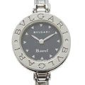 Bvlgari B-zero One Watch Bangle Black Silver Stainless Steel