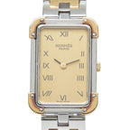 Hermes Croajour Watch Gold Silver Stainless Steel