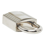 Hermes Cadena Padlock Key Set Silver Metal 1 — view 4