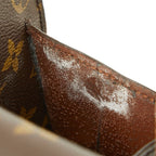 Louis Vuitton Monogram Saint Cloud MM Crossbody Shoulder Bag Brown Leather — view 9