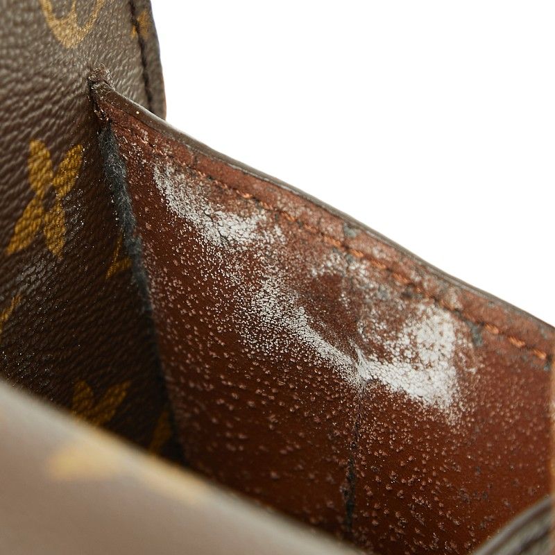 Louis Vuitton Monogram Saint Cloud MM Crossbody Shoulder Bag Brown Leather — view 9