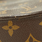 Louis Vuitton Monogram Saint Cloud MM Crossbody Shoulder Bag Brown Leather — view 7