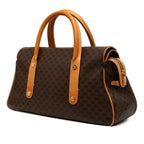 Celine Macadam Boston Bag Brown Leather — view 2