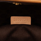 Celine Macadam Boston Bag Brown Leather — view 6