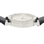 Tiffany & Co Atlas Watch Silver Black Leather — view 4