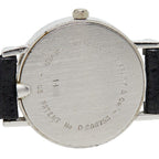 Tiffany & Co Atlas Watch Silver Black Leather — view 6