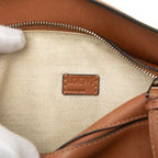 Loewe Puzzle Mini 2-Way Shoulder Bag Brown Leather — view 5