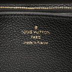 Louis Vuitton Monogram Empreinte Zippy Wallet Zip Around Black Leather — view 5