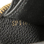 Louis Vuitton Monogram Empreinte Zippy Wallet Zip Around Black Leather — view 6