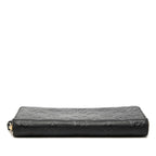 Louis Vuitton Monogram Empreinte Zippy Wallet Zip Around Black Leather — view 3