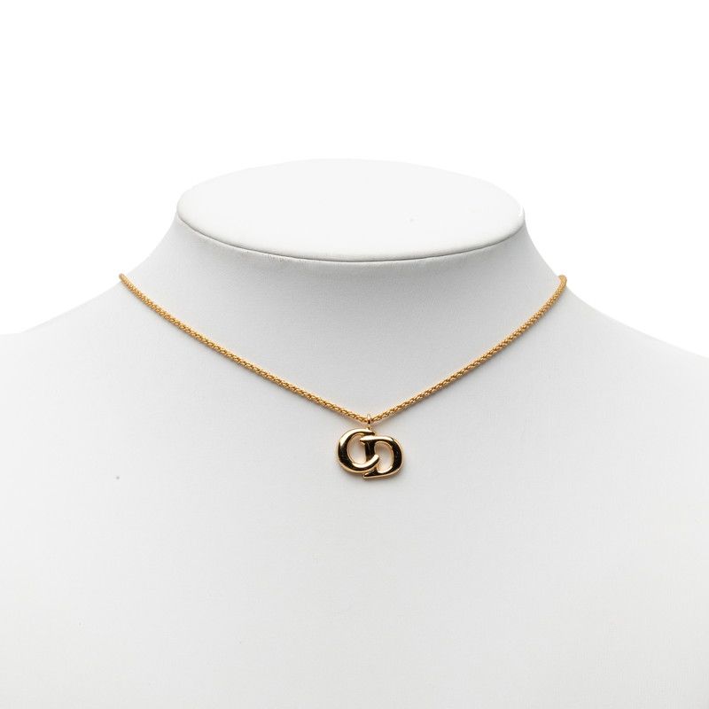 Dior CD Logo Pendant Gold Plated — view 6