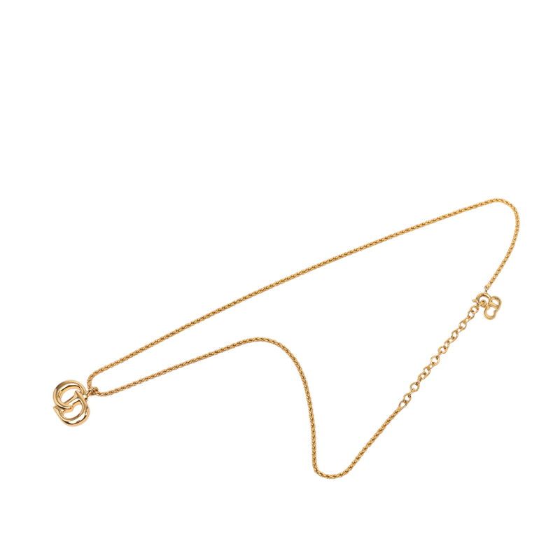 Dior CD Logo Pendant Gold Plated — view 3