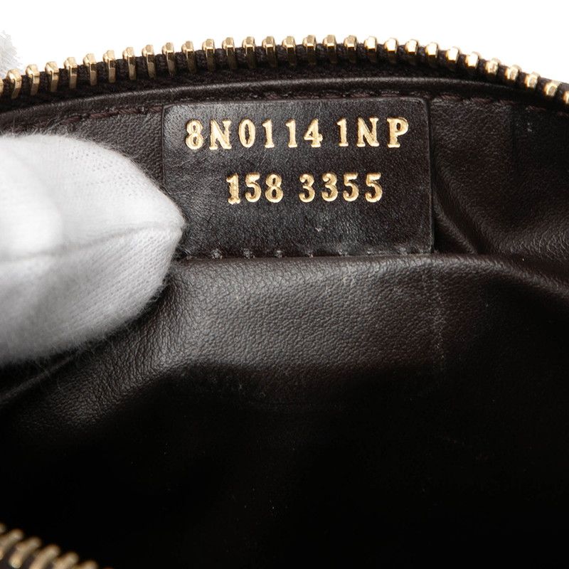 Fendi Zucca Velours Namochifu Pouch Brown Multicolor — view 6