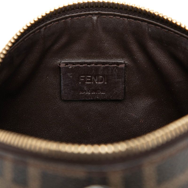 Fendi Zucca Velours Namochifu Pouch Brown Multicolor — view 5