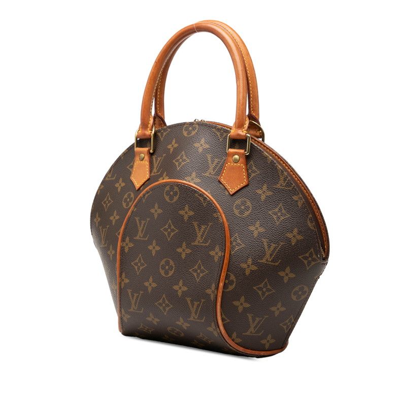 Louis Vuitton Monogram Ellipse PM Handbag Brown Leather — view 2