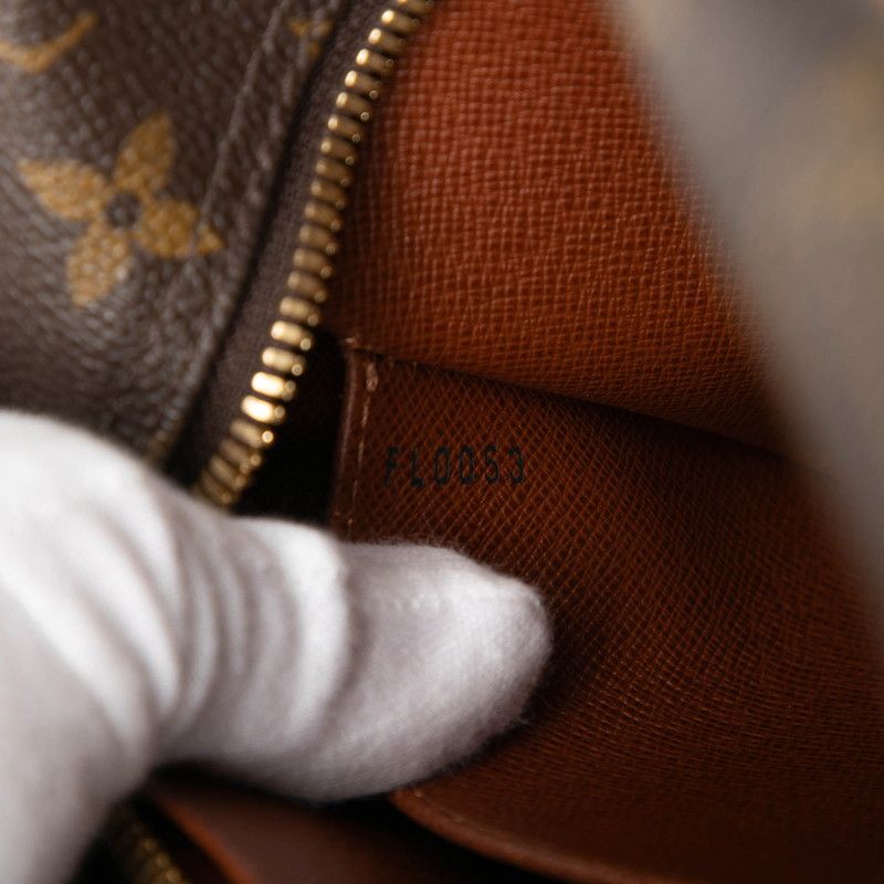 Louis Vuitton Monogram Cite MM Shoulder Bag Brown Leather — view 6