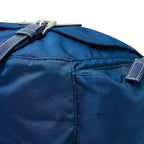 Prada Tessuto Crossbody Shoulder Bag Messenger Blue Nylon Leather — view 5