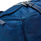 Prada Tessuto Crossbody Shoulder Bag Messenger Blue Nylon Leather — view 6