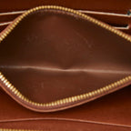Louis Vuitton Monogram Porte-Monnaie Gip Zip Around Wallet Brown Leather — view 9