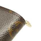 Louis Vuitton Monogram Porte-Monnaie Gip Zip Around Wallet Brown Leather — view 6