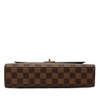 Louis Vuitton Damier Malesherbes Handbag Brown Leather — view 3