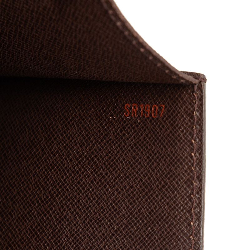Louis Vuitton Damier Malesherbes Handbag Brown Leather — view 6