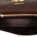 Louis Vuitton Damier Malesherbes Handbag Brown Leather — view 4