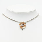 Chanel CC Logo Chain Pendant 04 Silver Metal Rhinestone — view 6