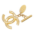 Chanel CC Logo Charm Gold Plated 1- Keychain