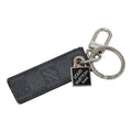 Louis Vuitton Damier Graphite Porte Cles LV Tab Key Holder Key Ring Black Gray
