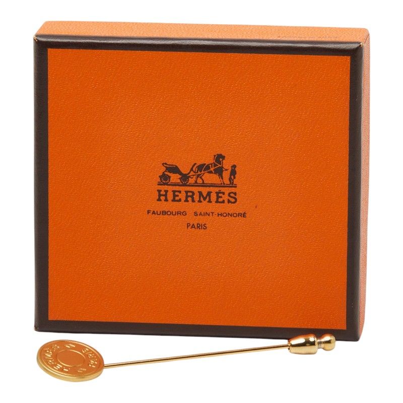 Hermes Series Pin Brooch Gold Plated — view 4