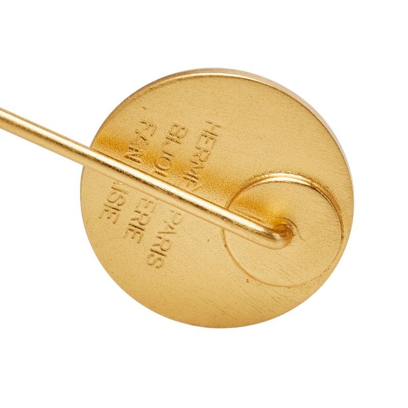 Hermes Series Pin Brooch Gold Plated — view 3